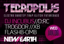 01.09.13 Tecropolis Second Wednesdays at New Earth Music Hall